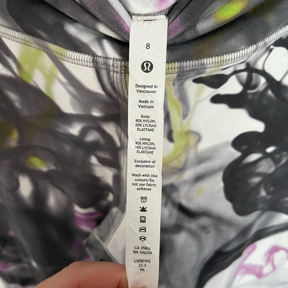 Lululemon Align Leggings Watercolor print - Picture 3 of 3